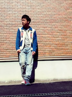 enomonさん(メンズ・174cm)の春コーディネート