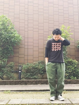 enomonさん（メンズ・174cm）の夏コーディネート