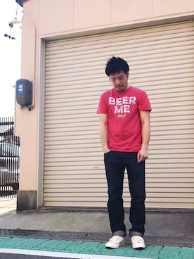 enomonさん（メンズ・174cm）の夏コーディネート