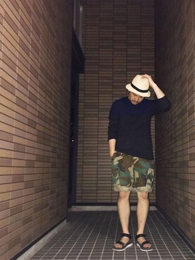 enomonさん（メンズ・174cm）の夏コーディネート