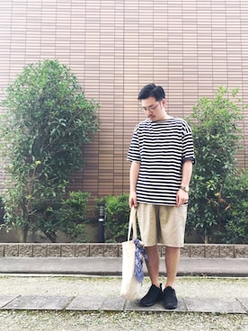 「Levi's（リーバイス）のアイテム（財布/小物）」を使った、enomonさん（メンズ・174cm）の夏コーディネート