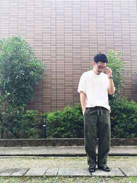 enomonさん（メンズ・174cm）の夏コーディネート