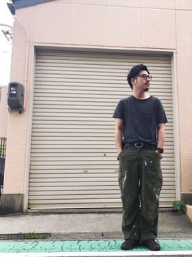 「M65」｜enomonさん（メンズ・174cm）の夏コーディネート