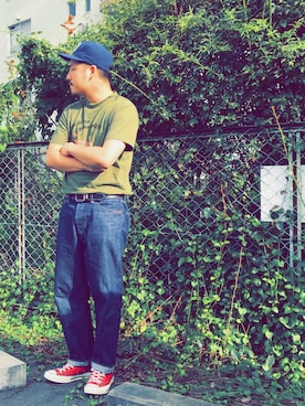 「chimala（チマラ）のアイテム」を使った、enomonさん（メンズ・174cm）の夏コーディネート