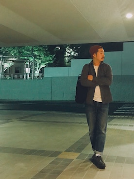 enomonさん（メンズ・174cm）の秋コーディネート