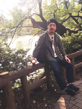 enomonさん（メンズ・174cm）の秋コーディネート