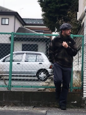 「OSHKOSH（オシュコシュ）のアイテム（ジャケット/アウター）」を使った、enomonさん（メンズ・174cm）の秋コーディネート