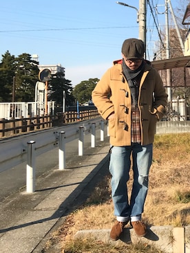 enomonさん（メンズ・174cm）の冬コーディネート