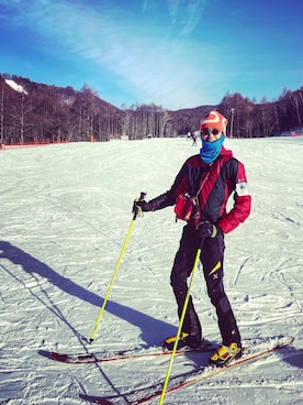 「POC（ポック）のアイテム（ニットキャップ/ビーニー）」を使った、krndさん（メンズ・169cm）の春コーディネート