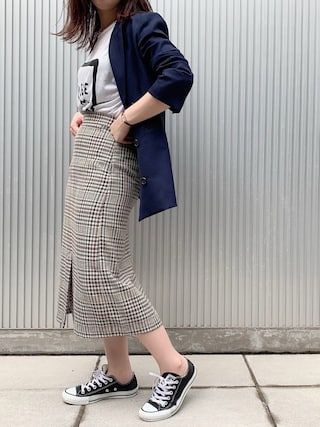 plage（プラージュ）の「チェックダブルジャケット◇（テーラード