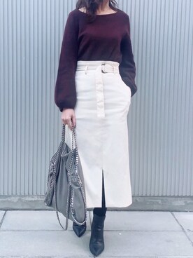 TAGAWAさん(レディース・159cm)の冬コーディネート
