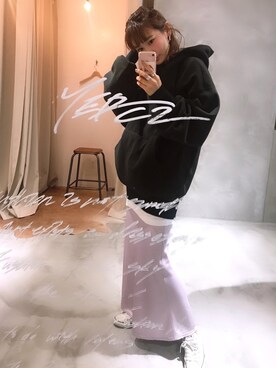 「THE SHINZONE（ザ　シンゾーン）のアイテム（スカート）」を使った、minacoro_さん（レディース・166cm）の秋コーディネート