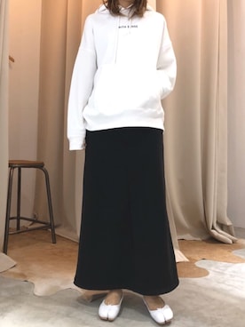 「ALLUMER（アリュメール）のアイテム」を使った、minacoro_さん（レディース・166cm）の冬コーディネート