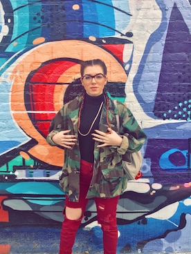 「distressed jeans」｜Anna Deaneさん（レディース・163cm）の春コーディネート