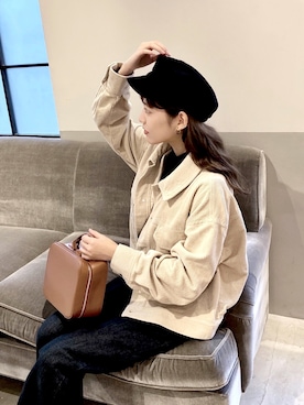 「apres jour mignon（アプレジュールミニョン）のアイテム（ブルゾン）」を使った、諭吉⛄️さん（レディース・169cm）の秋コーディネート