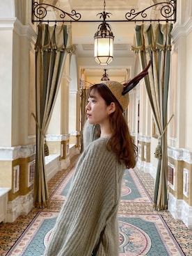 「Ray BEAMS（レイビームス）のRay BEAMS / フープ イヤリング S（イヤリング）」を使った、諭吉⛄️さん（レディース・169cm）の冬コーディネート