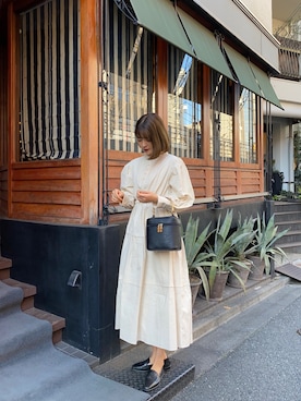 「MOUSSY（マウジー）のアイテム（イヤリング）」を使った、諭吉⛄️さん（レディース・169cm）の冬コーディネート