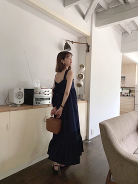 「POWANTO LUNE（ポワントリュネ）のアイテム（シューズ）」を使った、諭吉⛄️さん（レディース・169cm）の夏コーディネート