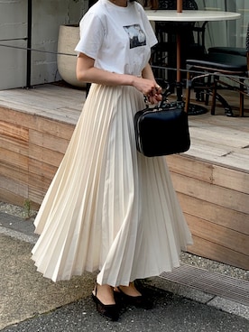 「POWANTO LUNE（ポワントリュネ）のアイテム（シューズ）」を使った、諭吉⛄️さん（レディース・169cm）の夏コーディネート