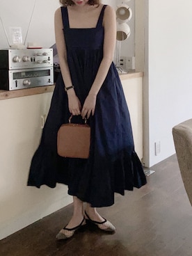 「POWANTO LUNE（ポワントリュネ）のアイテム（シューズ）」を使った、諭吉⛄️さん（レディース・169cm）の夏コーディネート