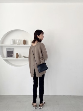「H&M（エイチ・アンド・エム）のアイテム（バッグ）」を使った、諭吉⛄️さん（レディース・169cm）の秋コーディネート