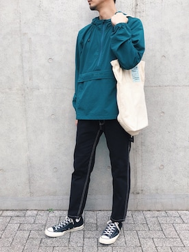 「やっぱりストリートが好き」｜「アイテム（マウンテンパーカー）」を使った、WEST CLIMBさん（メンズ・180cm）の秋コーディネート