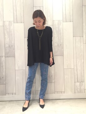 「Q（キュー）のアイテム（シューズ）」を使った、ﾏｲｺﾊﾞさん（レディース・155cm）の冬コーディネート