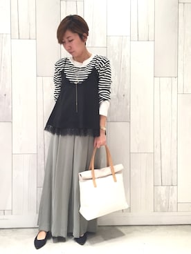 「Q（キュー）のアイテム（アクセサリー）」を使った、ﾏｲｺﾊﾞさん（レディース・155cm）の冬コーディネート