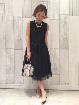 「Q（キュー）のアイテム」を使った、ﾏｲｺﾊﾞさん（レディース・155cm）の夏コーディネート