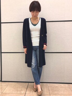 「Q（キュー）のアイテム」を使った、ﾏｲｺﾊﾞさん（レディース・155cm）の冬コーディネート