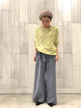 「Q（キュー）のアイテム」を使った、ﾏｲｺﾊﾞさん（レディース・155cm）の冬コーディネート