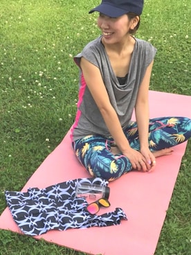 「Q（キュー）のアイテム」を使った、ﾏｲｺﾊﾞさん（レディース・155cm）の夏コーディネート