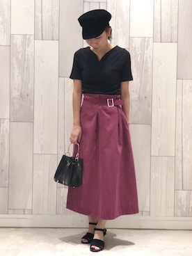 「grove（グローブ）のアイテム」を使った、ﾏｲｺﾊﾞさん（レディース・155cm）の秋コーディネート