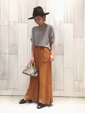 「grove（グローブ）のアイテム」を使った、ﾏｲｺﾊﾞさん（レディース・155cm）の秋コーディネート