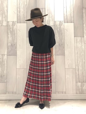 「Q（キュー）のアイテム（シューズ）」を使った、ﾏｲｺﾊﾞさん（レディース・155cm）の秋コーディネート