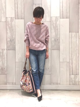 「Q（キュー）のアイテム」を使った、ﾏｲｺﾊﾞさん（レディース・155cm）の冬コーディネート