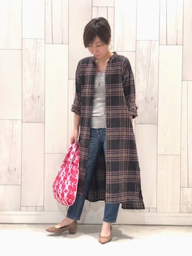 「Q（キュー）のアイテム（アクセサリー）」を使った、ﾏｲｺﾊﾞさん（レディース・155cm）の冬コーディネート