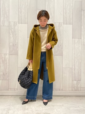 「Q（キュー）のアイテム」を使った、ﾏｲｺﾊﾞさん（レディース・155cm）の冬コーディネート