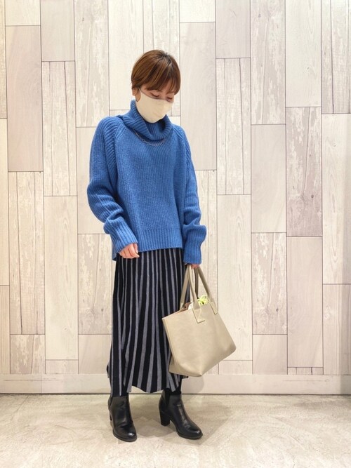 【国内即発】MSGM ネオンストライプニットスカート Q（キュー）の「ストライプニットスカート（スカート）」 - WEAR