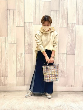 「Casselini（キャセリーニ）のアイテム」を使った、ﾏｲｺﾊﾞさん（レディース・155cm）の冬コーディネート