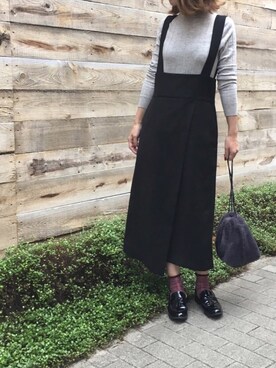 「ivory court（アイボリーコート）のアイテム（ショルダーバッグ）」を使った、salviaさん（レディース・158cm）の秋コーディネート