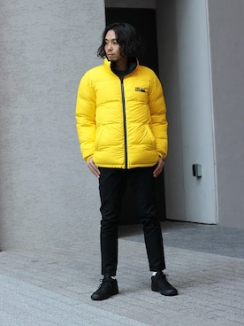 「FIRST DOWN（ファーストダウン）のアイテム」を使った、zonoさん（メンズ・178cm）の秋コーディネート