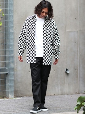 「DISCUS ATHLETIC（ディスカス　アスレチック）のアイテム」を使った、zonoさん（メンズ・178cm）の秋コーディネート