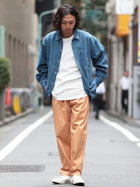 「DISCUS ATHLETIC（ディスカス　アスレチック）のアイテム」を使った、zonoさん（メンズ・178cm）の秋コーディネート