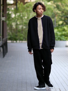 「DISCUS ATHLETIC（ディスカス　アスレチック）のアイテム」を使った、zonoさん（メンズ・178cm）の秋コーディネート