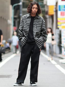 「DISCUS ATHLETIC（ディスカス　アスレチック）のアイテム」を使った、zonoさん（メンズ・178cm）の秋コーディネート