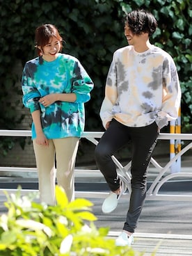 「wiffle（ウィッフル）のアイテム」を使った、zonoさん（メンズ・178cm）の春コーディネート