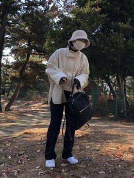エコファーバケットハット ファーバケハを使った人気ファッションコーディネート Wear