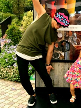 「DHOLIC（ディーホリック）のアイテム（スリッポン）」を使った、teppiさん（メンズ・166cm）の夏コーディネート