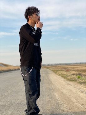 「FACT.（ファクト）のアイテム」を使った、takumi070712さん（メンズ・166cm）の冬コーディネート